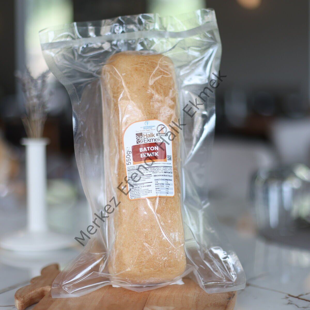 glutensiz baton ekmek 550 gr | Merkezefendi Halk Ekmek