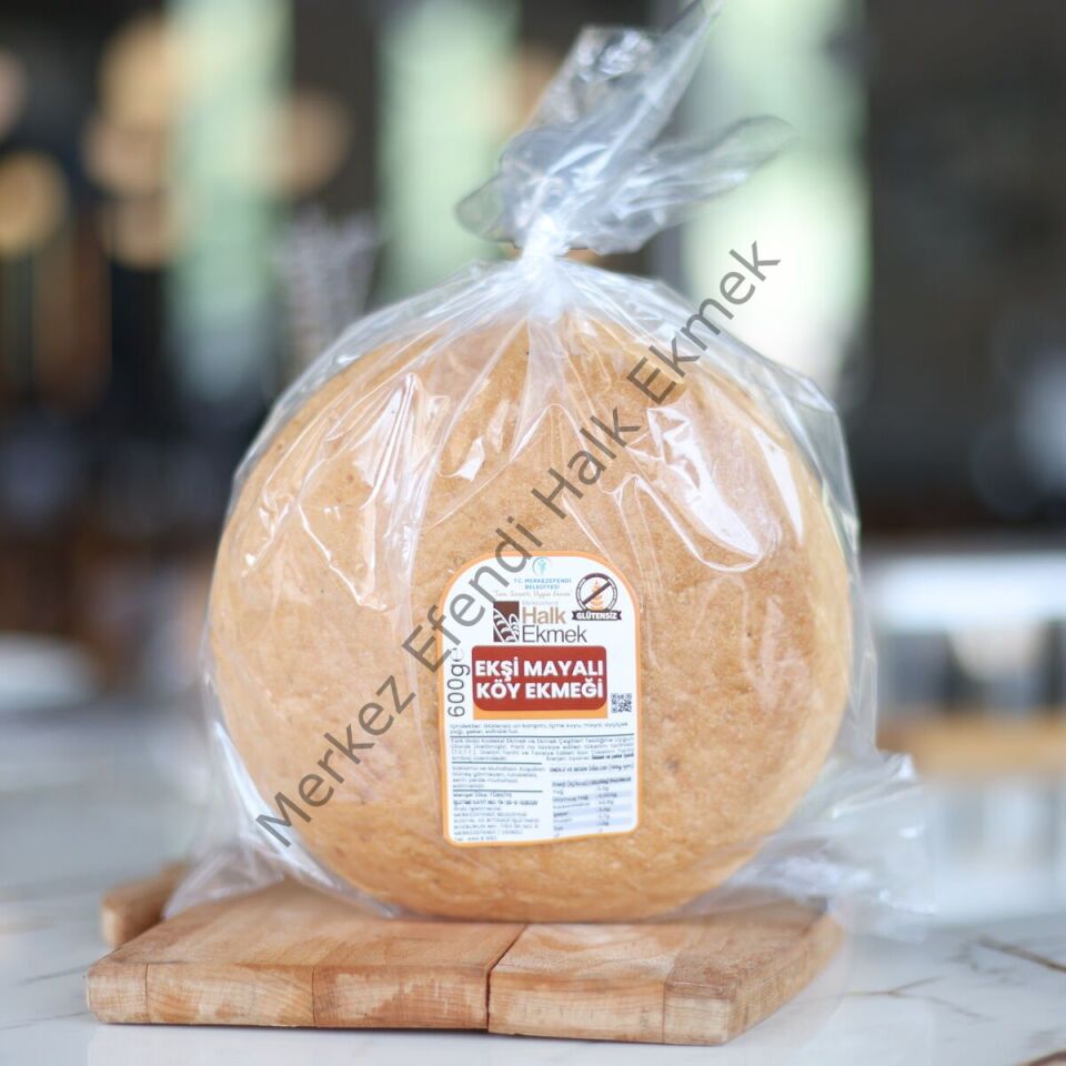 glutensiz ekşi mayalı köy ekmeği 600 gr | Merkezefendi Halk Ekmek