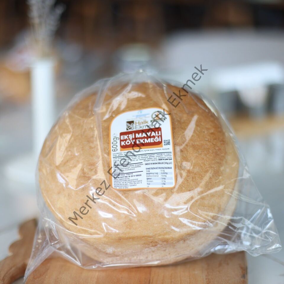 glutensiz ekşi mayalı köy ekmeği 600 gr | Merkezefendi Halk Ekmek