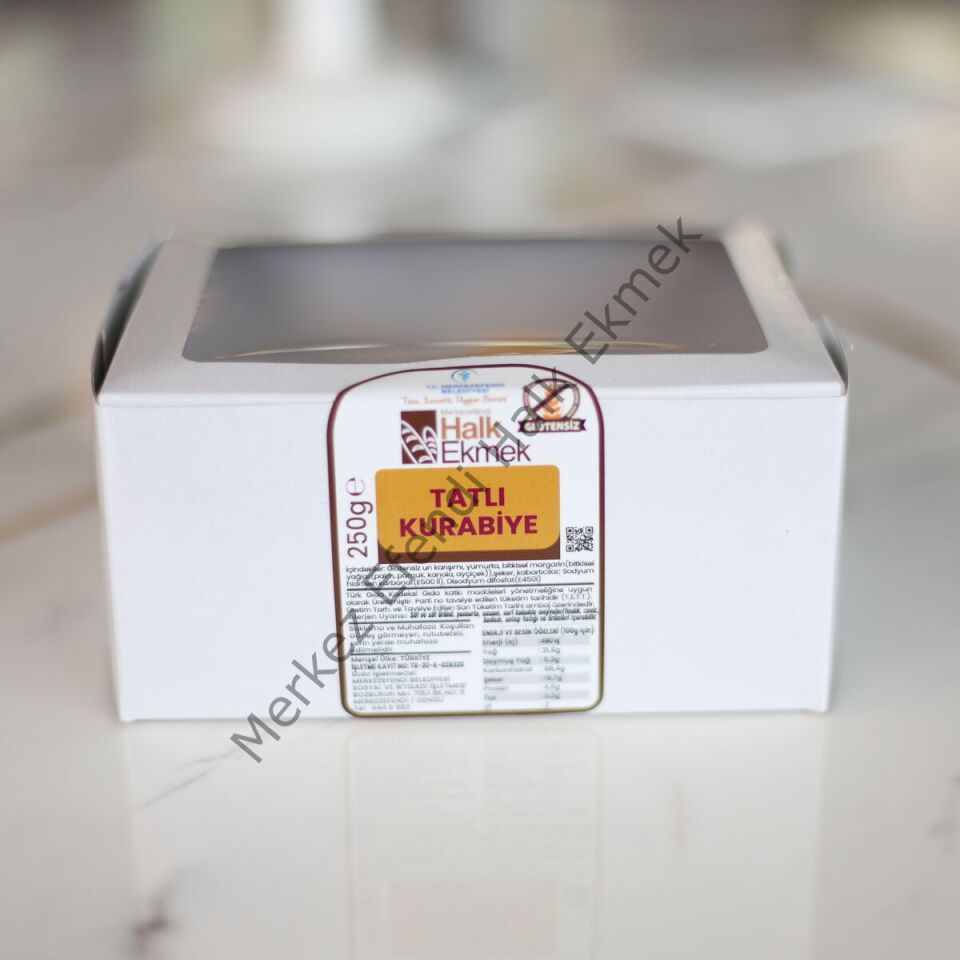 glutensiz tatlı kurabiye 250 gr | Merkezefendi Halk Ekmek