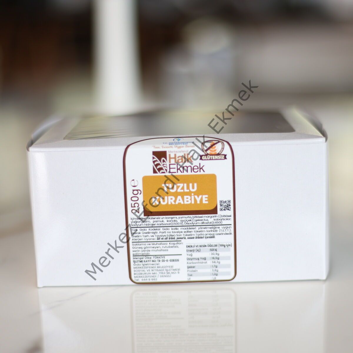 glutensiz tuzlu kurabiye 250 gr | Merkezefendi Halk Ekmek